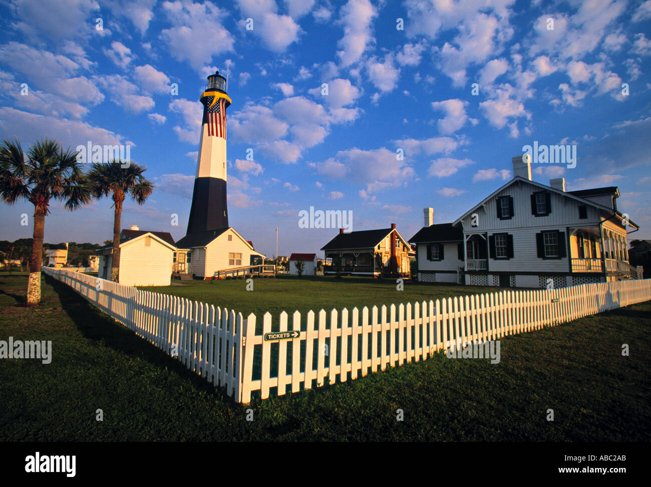 Leuchtturm, Tybee Island, Georgia, USA Stockfoto