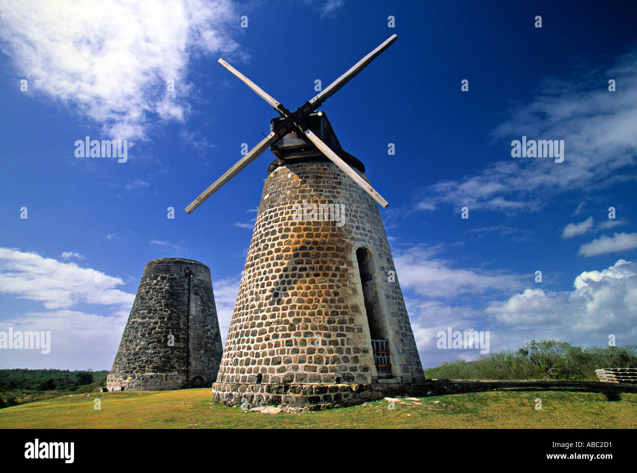 Windmühle, Bettys Hoffnung, Antigua, Caribbean Stockfoto