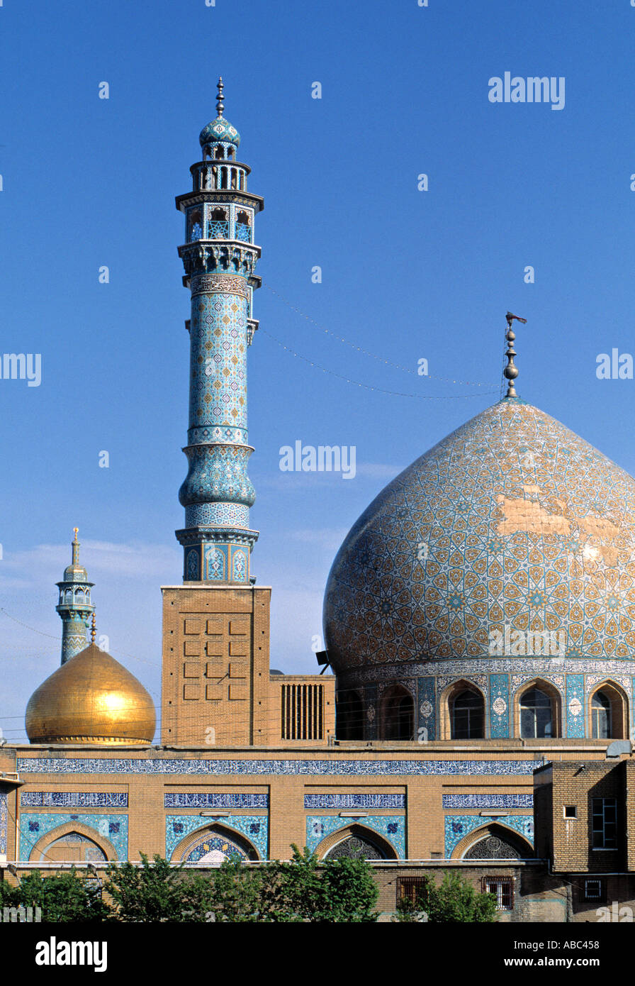 Astane Moschee, Ghom, Iran Stockfoto
