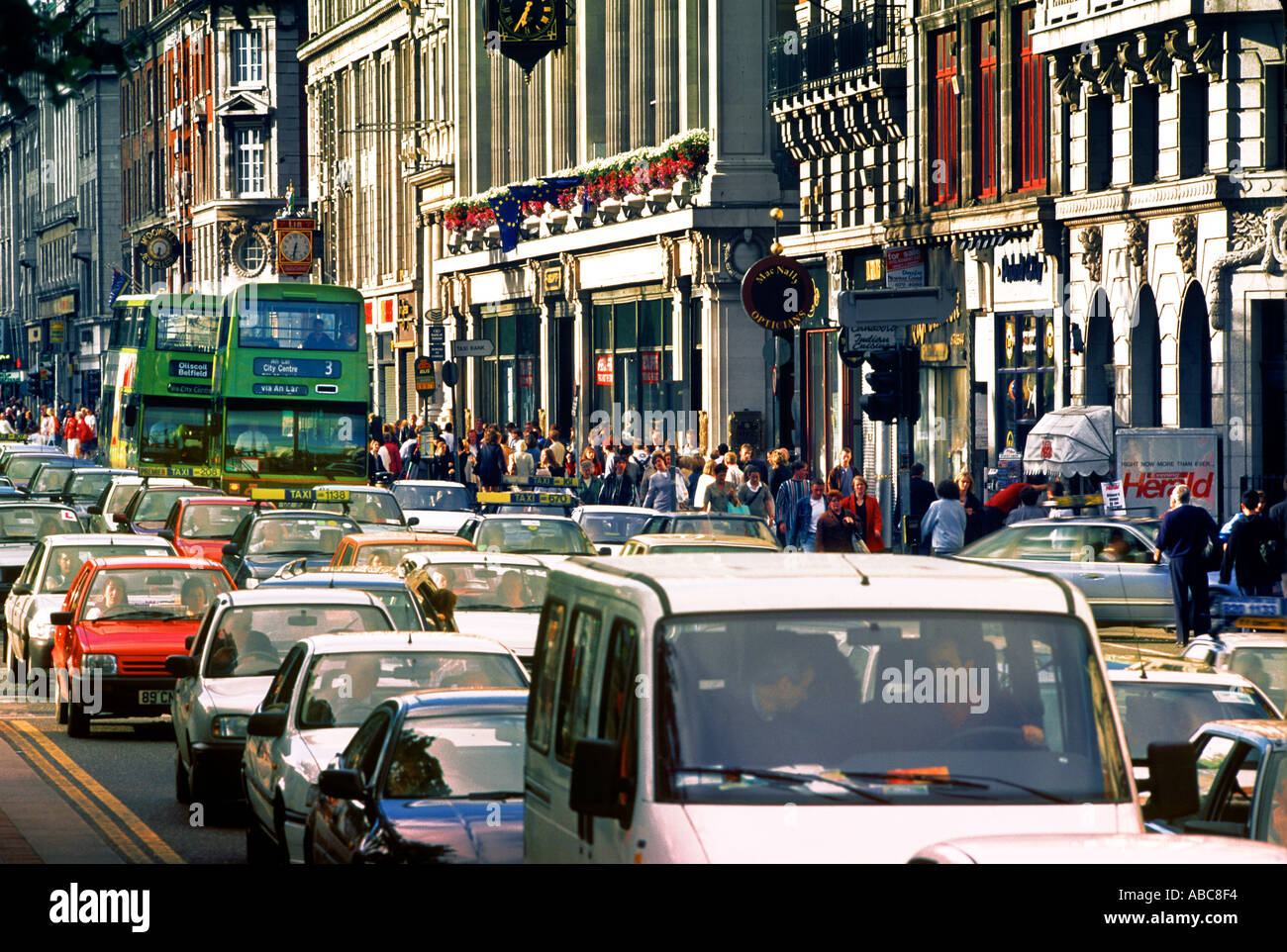 O CONELL STREET DUBLIN IRLAND Stockfoto