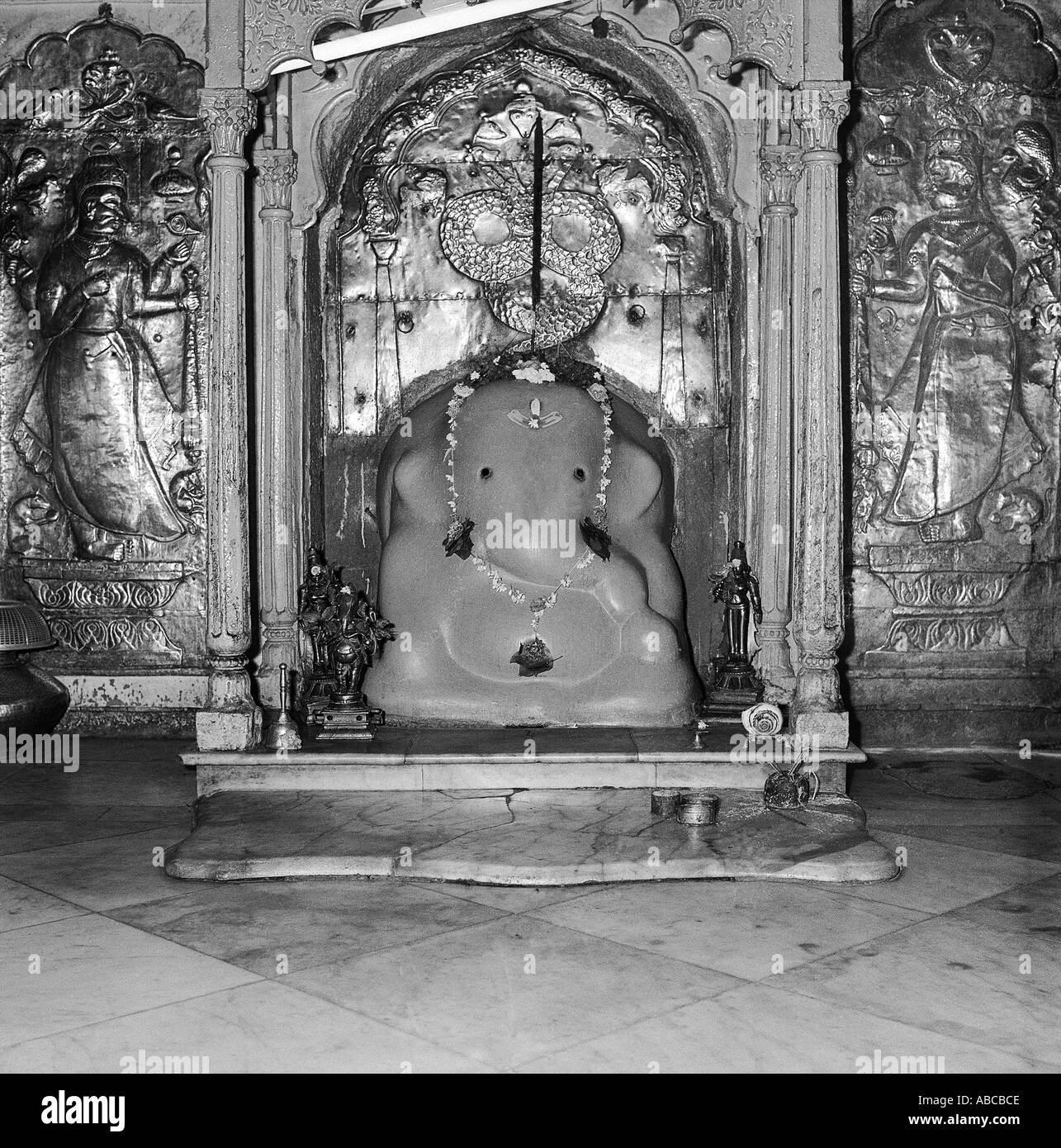 Ein Schrein gewidmet Lord Ganesha Indien Stockfoto