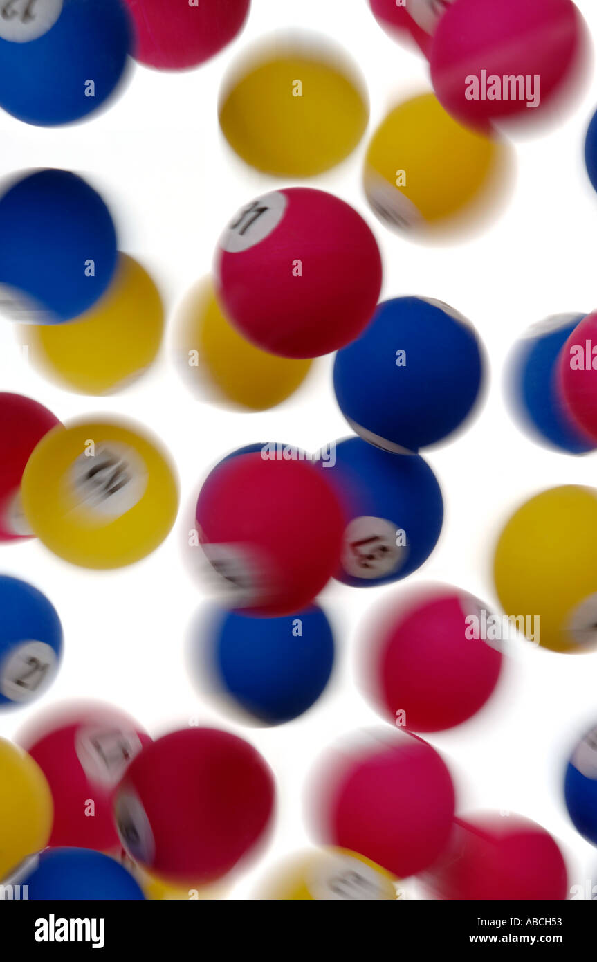 Lotto-Kugeln Stockfoto