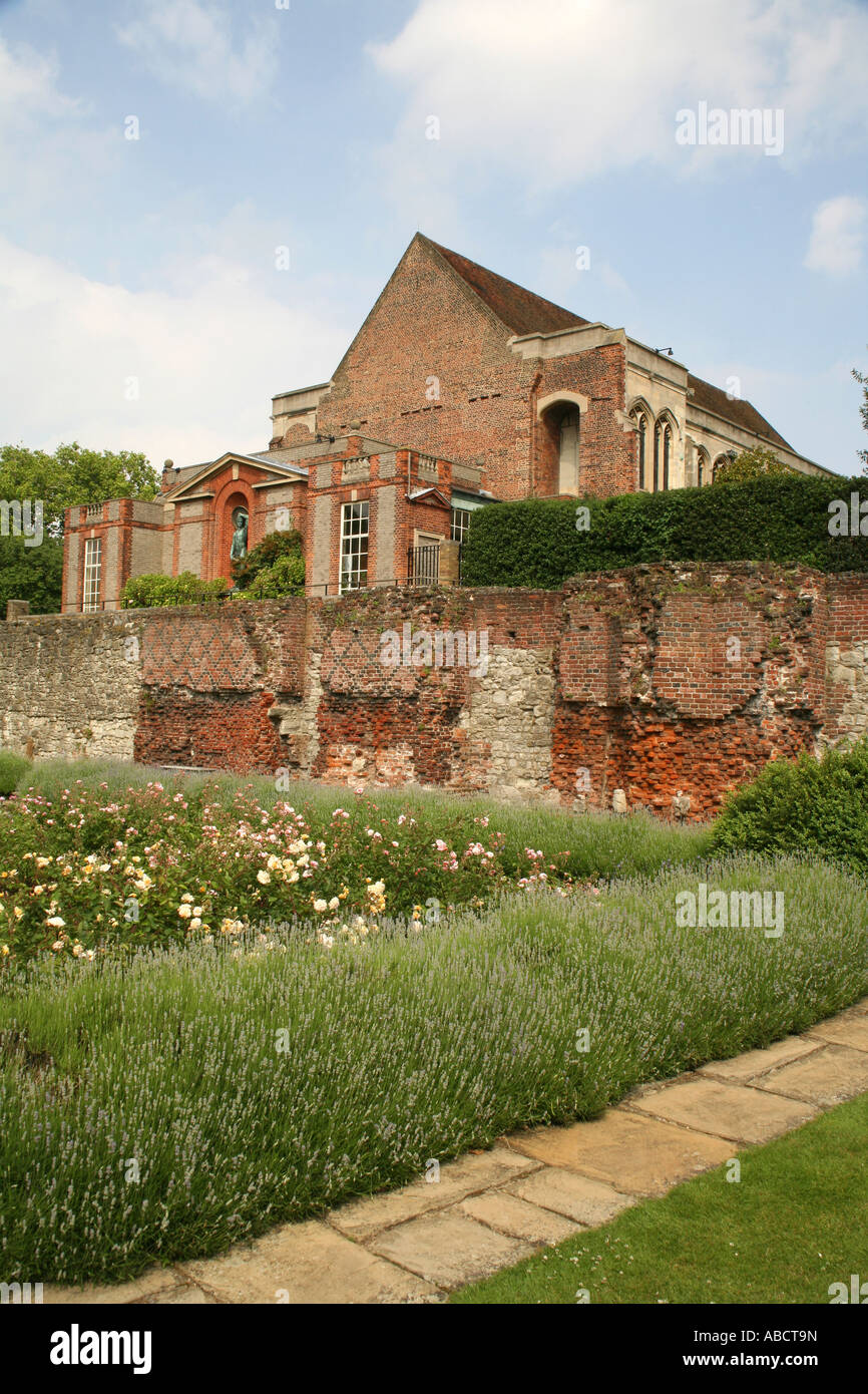 Gärten in Eltham Palace, London, England Stockfoto