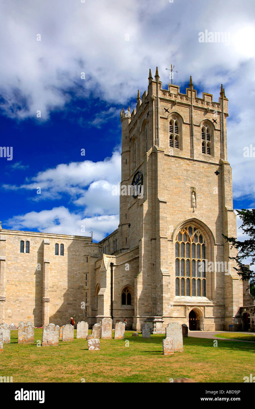 Der Turm bei Christchurch Priory, Dorset, England, Großbritannien, UK Stockfoto