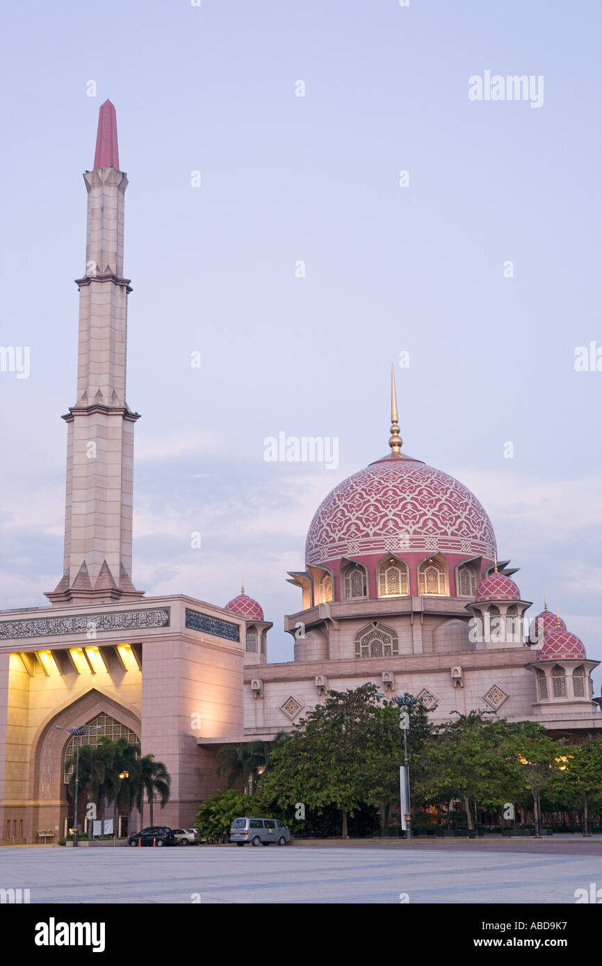 Putra Mosque, Putrajaya, Malaysia Stockfoto