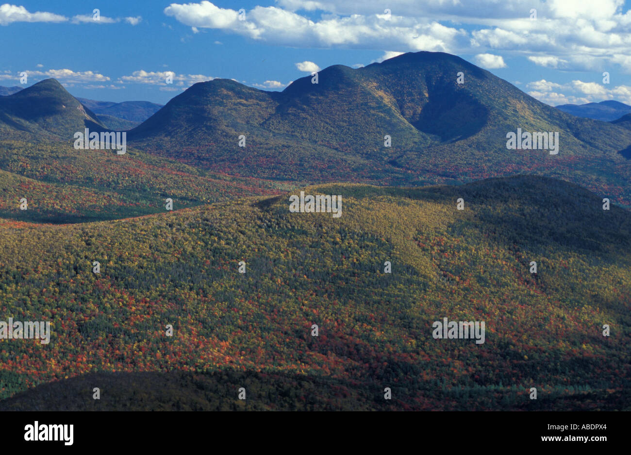 Die Aussicht vom Zeacliff in die White Mountain N F Pemigewasset Wilderness Area Stockfoto