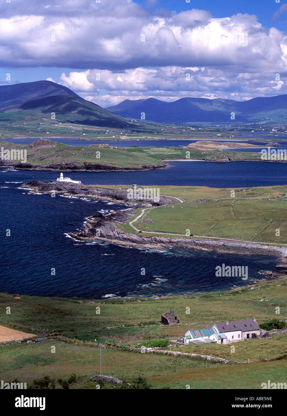 Irland, County Kerry, Valencia Insel, Hafen, wilden Atlantik Weg, Schönheit in der Natur, Stockfoto