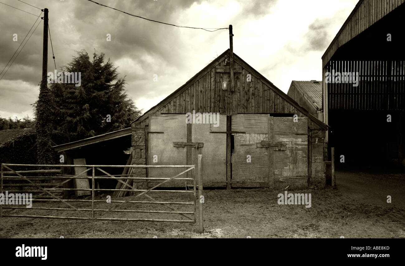 Alter Hof Stockfoto