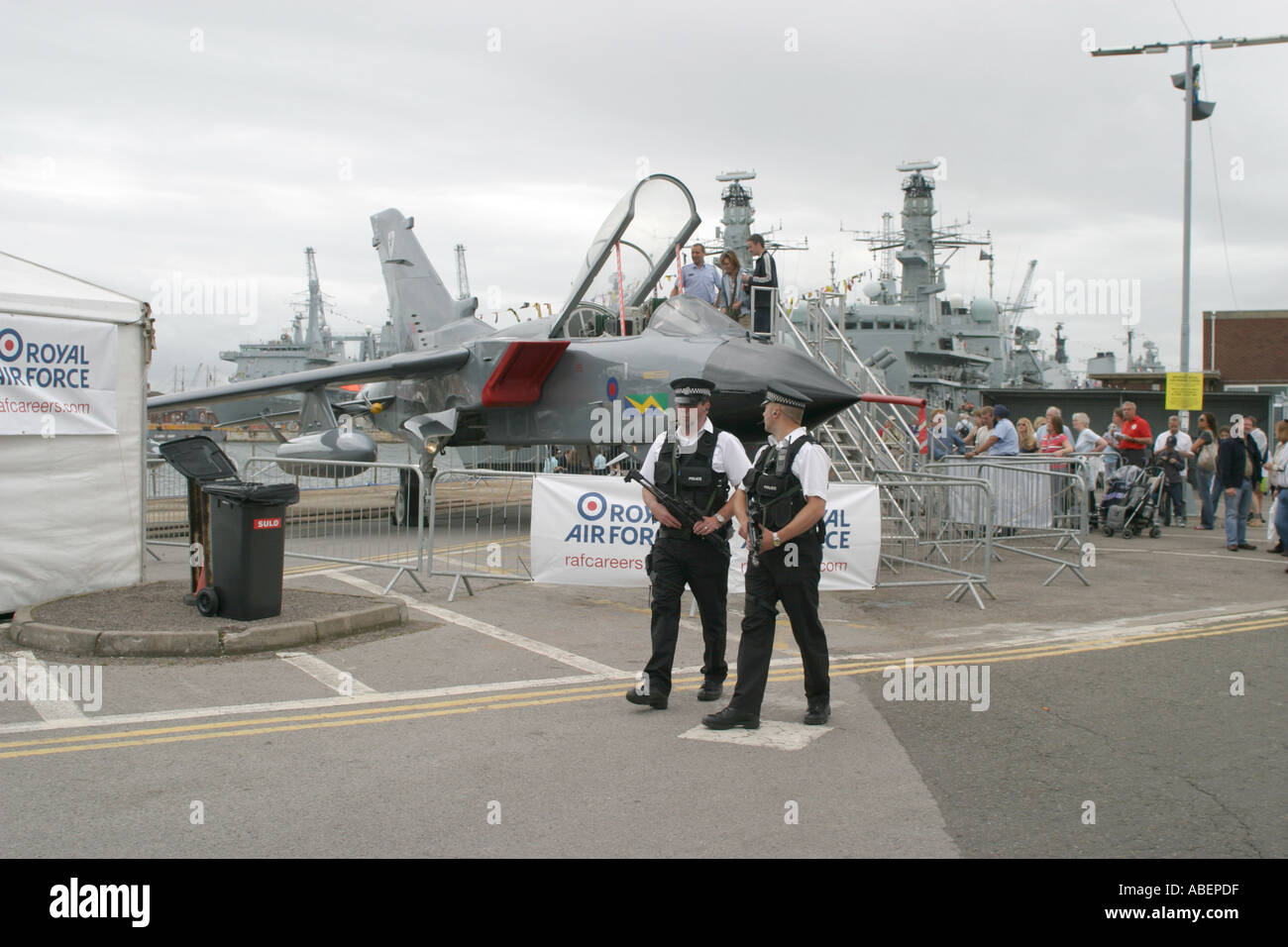 Trafalgar feiern und internationales Festival des Meeres Portsmouth Juni 2005 Stockfoto