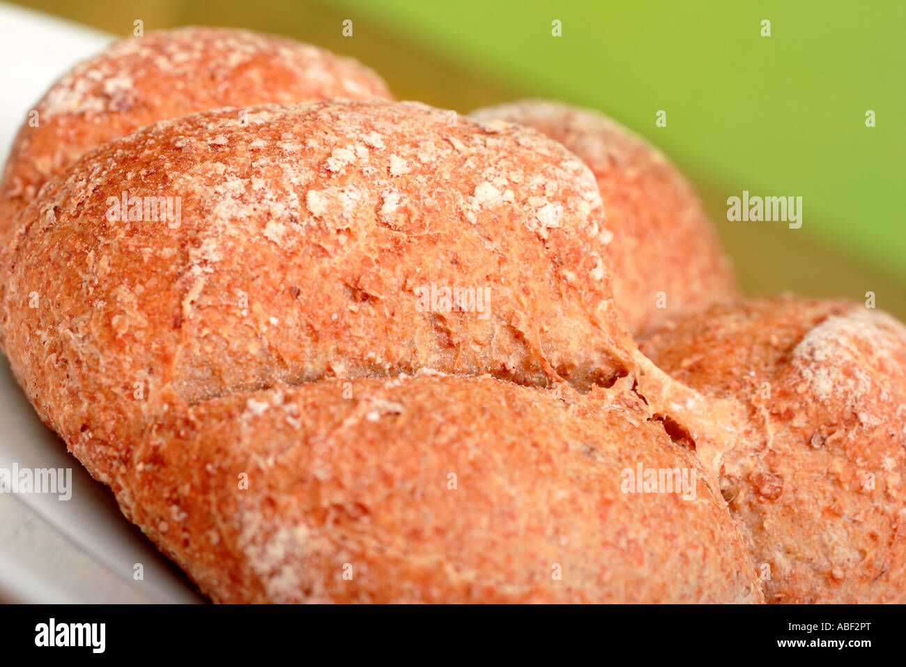 braune Vollkorn breadcake Stockfoto