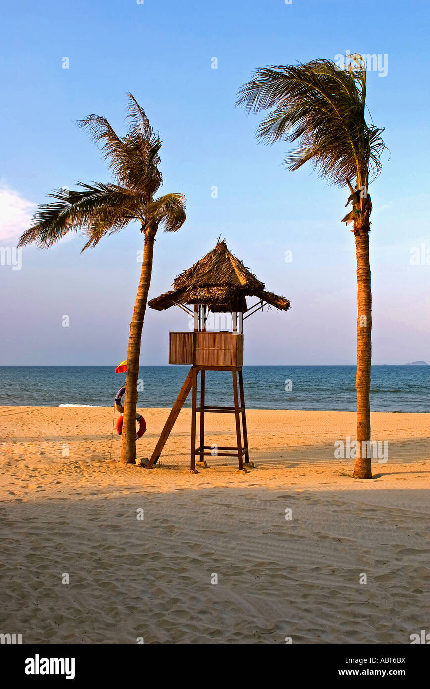 China Beach Strandwache, Hoi an Vietnam Stockfoto