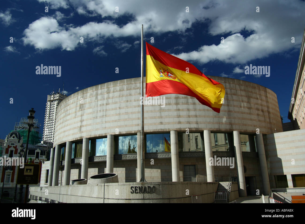 Spanische Senat Gebäude in Madrid, Spanien Stockfoto