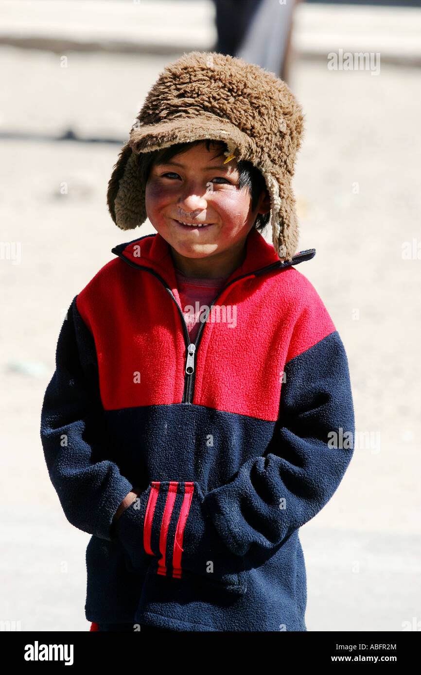 Das jährliche Fistenkampffest der Interdorfs, das als Tinku in Macha Bolivien bekannt ist. Stockfoto