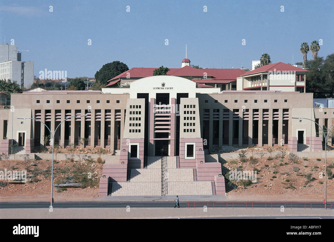 Supreme Court Gebäude Windhoek Namibia Südwest-Afrika Stockfoto