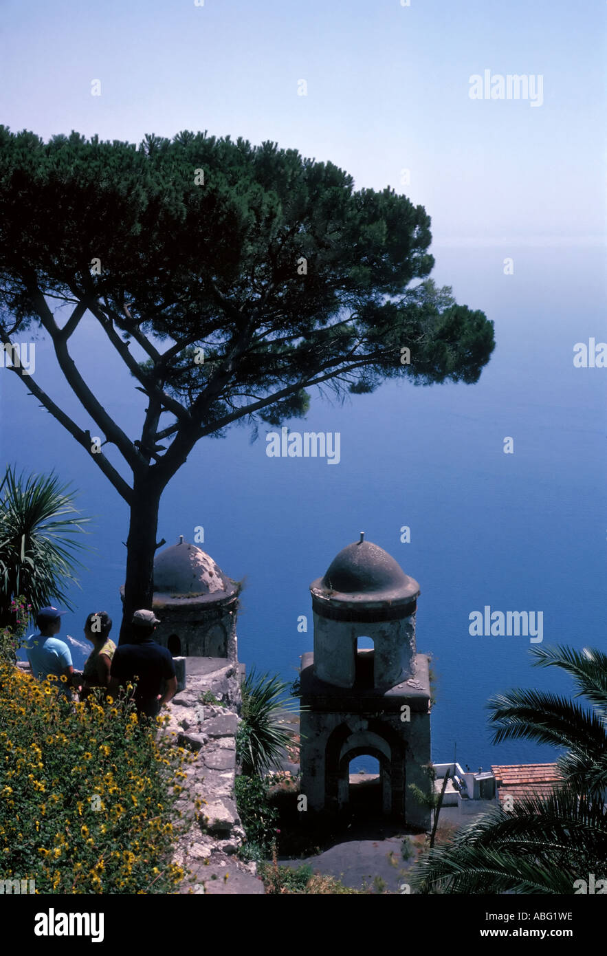 Maurischen Türmen an der Amalfiküste in Ravello Italien John Robertson 2005 Stockfoto