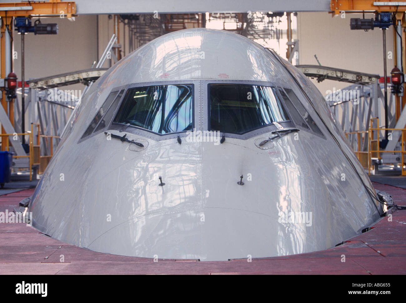 Flugzeug Wartung täglicher Vale von Glamorgan South Wales Stockfoto