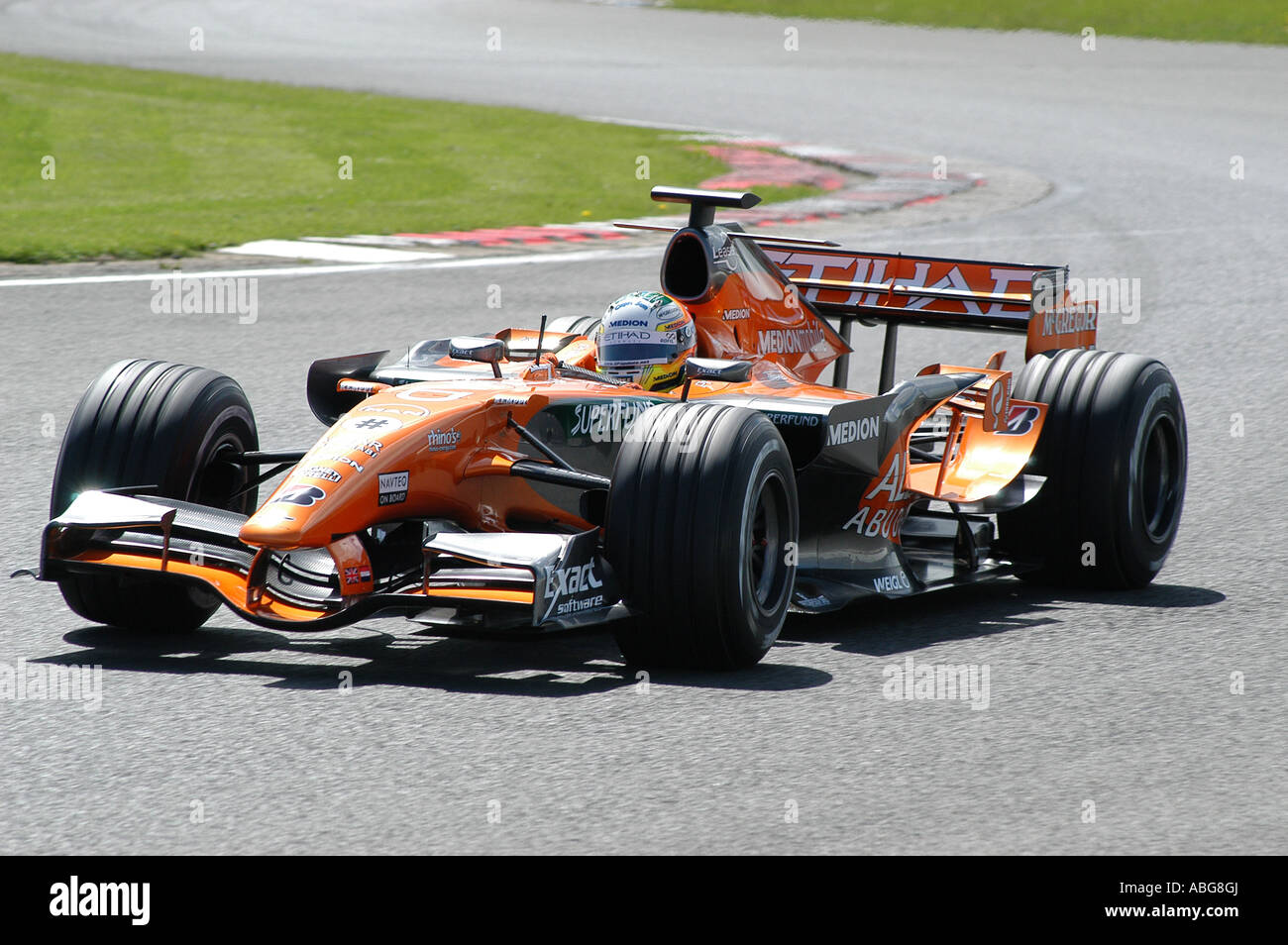 Adrian Sutil (GER) während der Formel 1 Tests 2007 Stockfoto