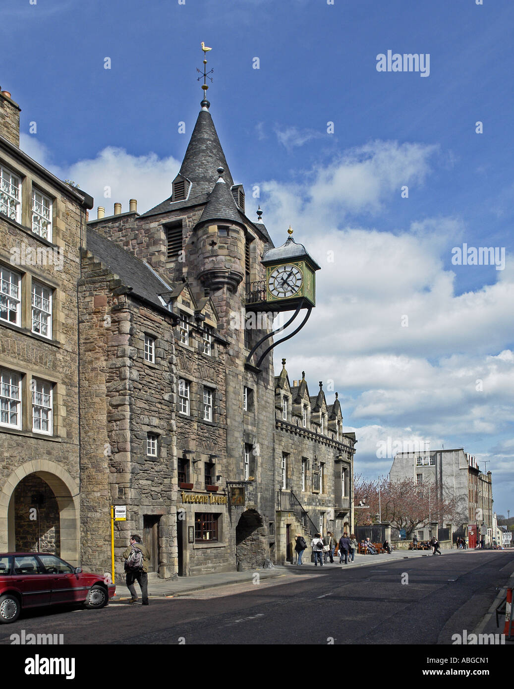 Canongate Tolbooth und der Menschen Geschichte Museum im Canongate, Edinburgh Stockfoto
