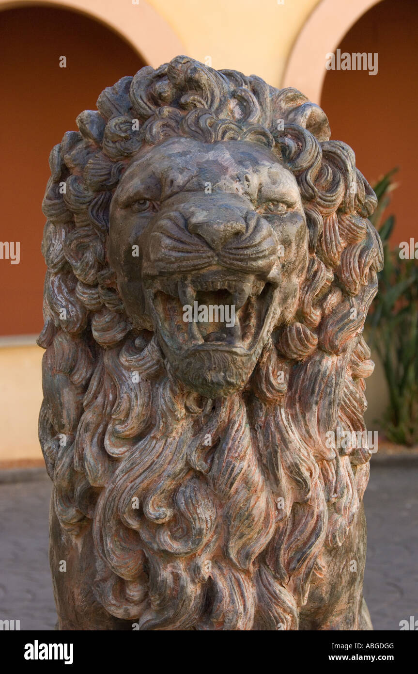 Stein Figur, Mallorca, Spanien Stockfoto