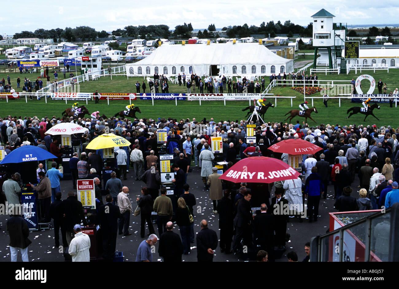 Flachrennen treffen in Great Yarmouth Norfolk UK Stockfoto