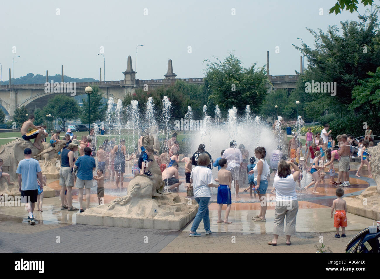 Tag im Park Stockfoto