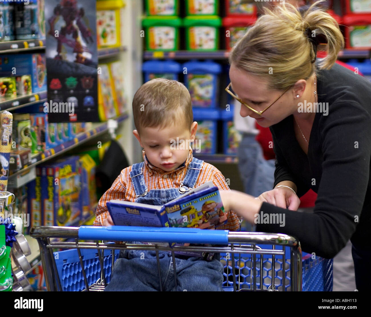 Spielzeug einkaufen Stockfoto