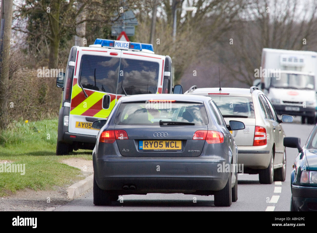 Eine Polizei betrieben Kamera van in UK Stockfoto