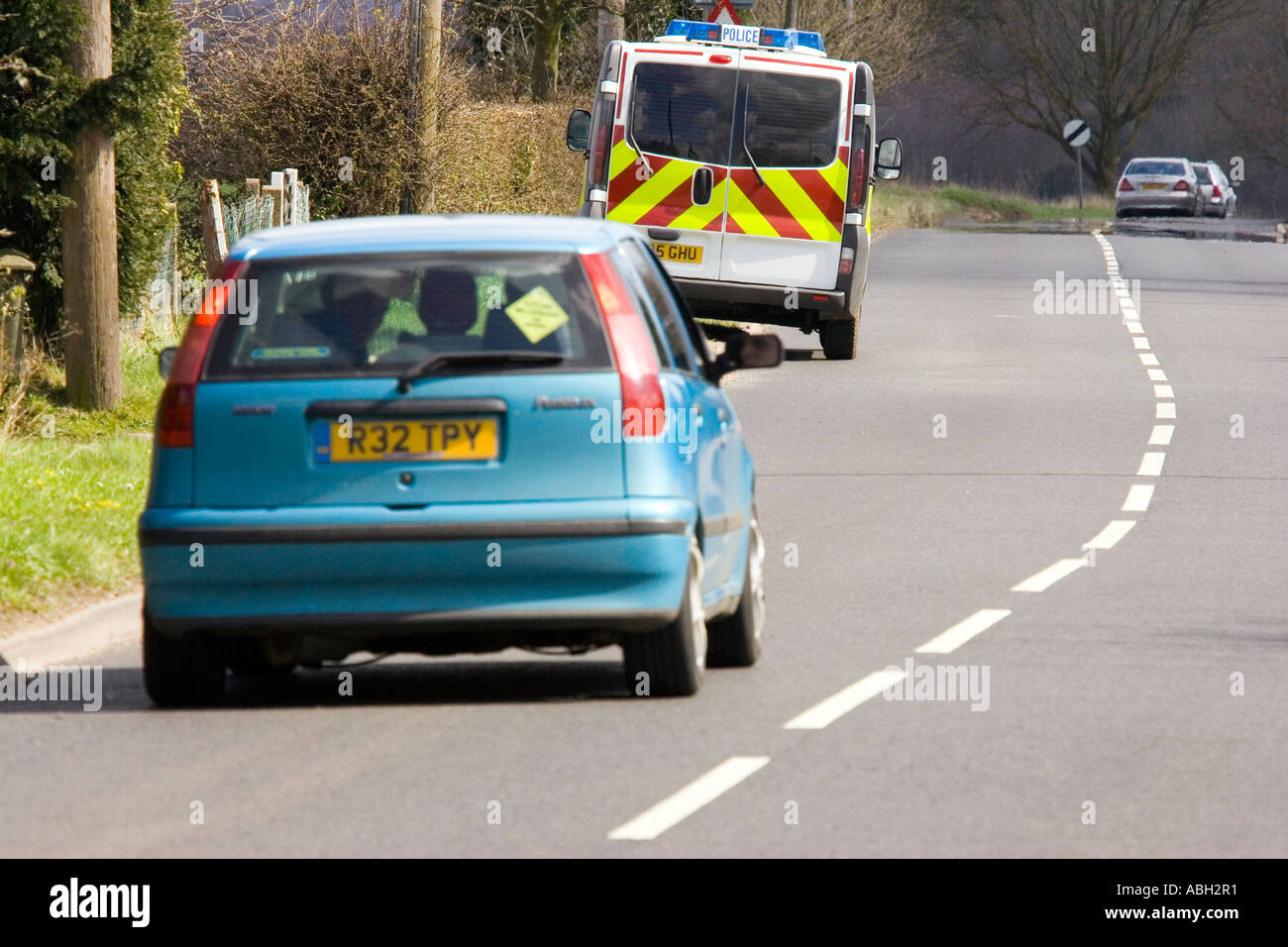 Eine Polizei betrieben Kamera van in UK Stockfoto