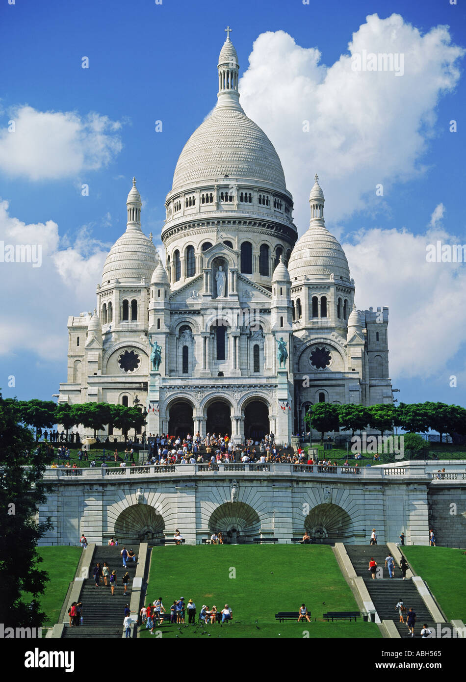 Sacré-Coeur in Paris Frankreich Stockfoto