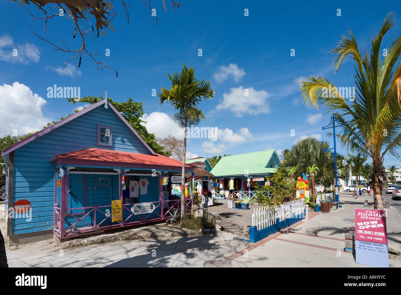 Mobilien-Haus-Dorf, St Lawrence Gap, Südküste, Barbados, kleine Antillen, West Indies, Karibik Stockfoto