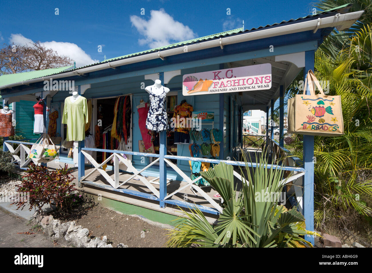Mobilien-Haus-Dorf, St Lawrence Gap, Südküste, Barbados, kleine Antillen, West Indies, Karibik Stockfoto