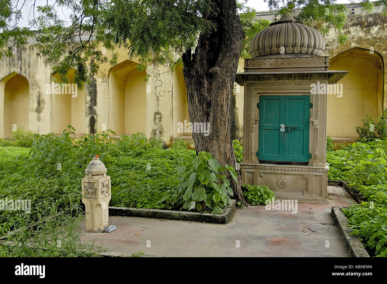 UGA78797 Andere Ansicht Jantar Mantar Sternwarte 1716 Jaipur Rajasathan Indien Stockfoto