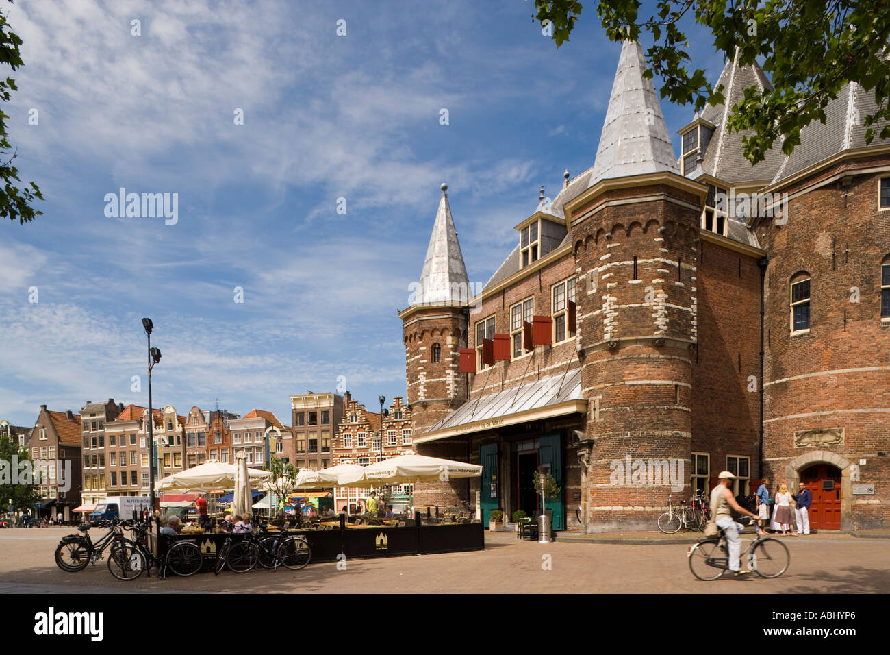 Cafe in de Waag De Waag Nieuwmarkt Amsterdam Holland Niederlande