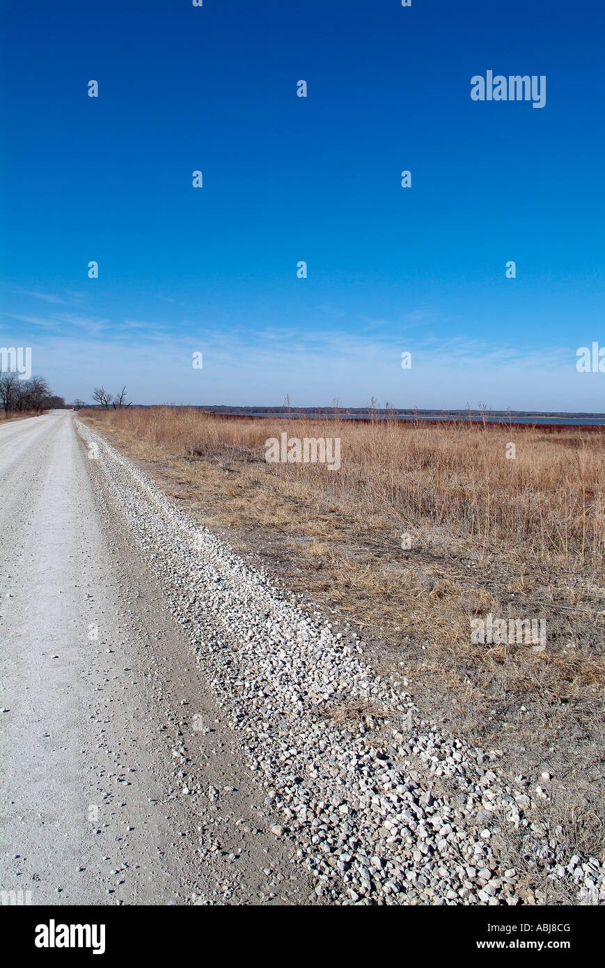 Landschaft rund um Lake Texoma in Texas Stockfoto