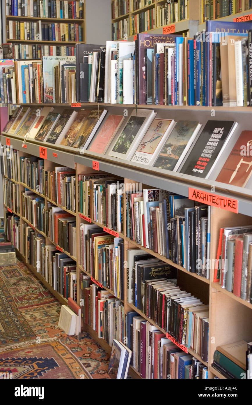 Portobello Bücher Golborne Road London England UK Stockfoto