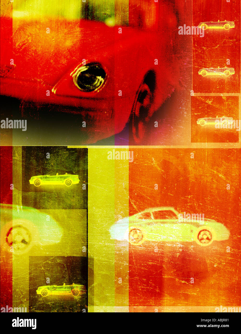 Sportwagen-Abbildung Stockfoto