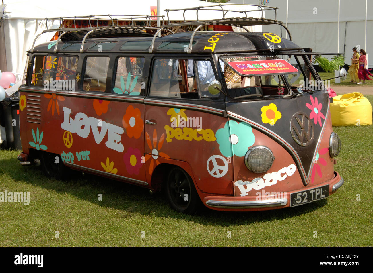 Wohnmobil auf der Hedgestock 2006 Stockfoto