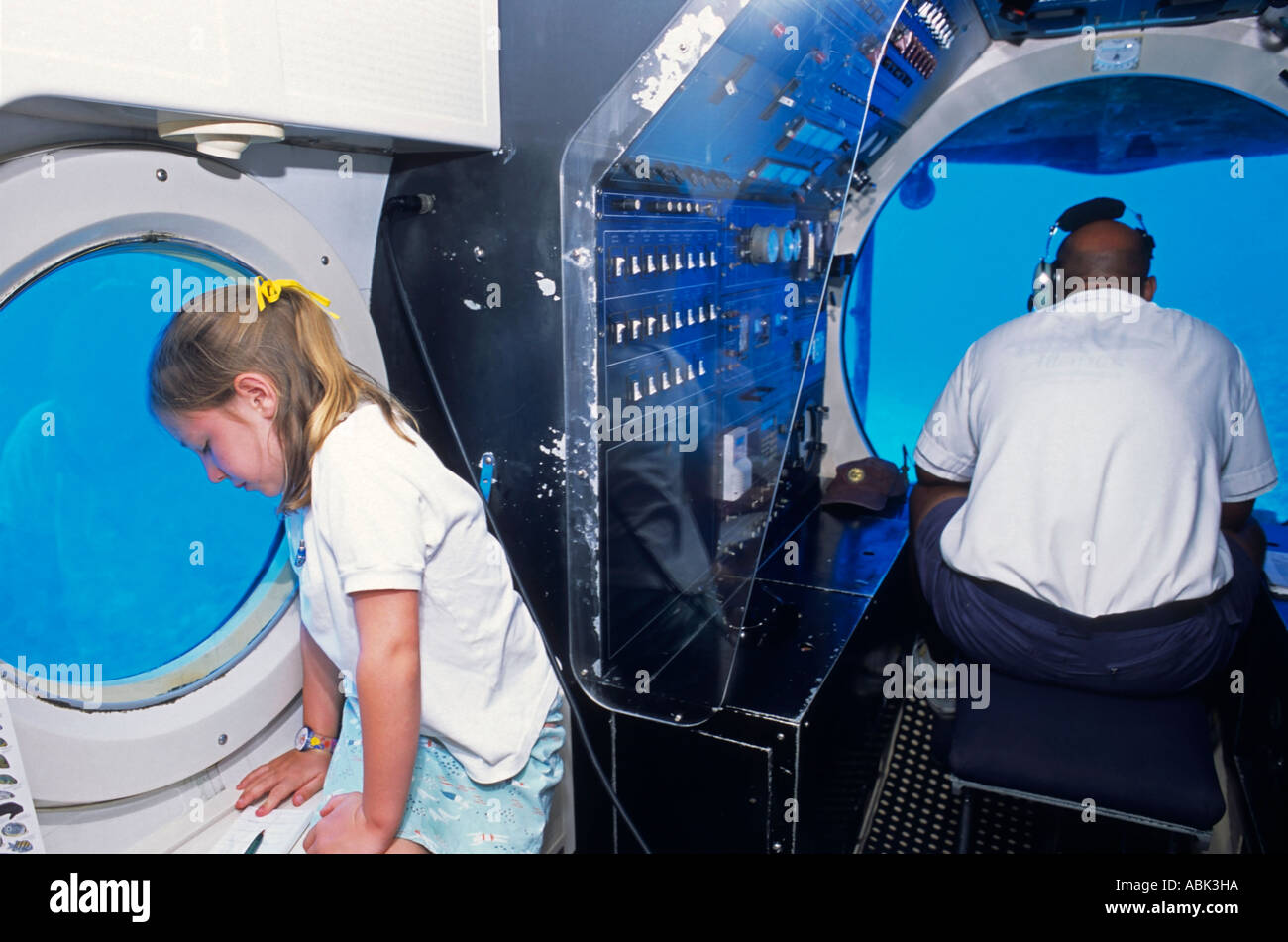 die Atlantis Submarine Grand Cayman, Caribbean Stockfoto
