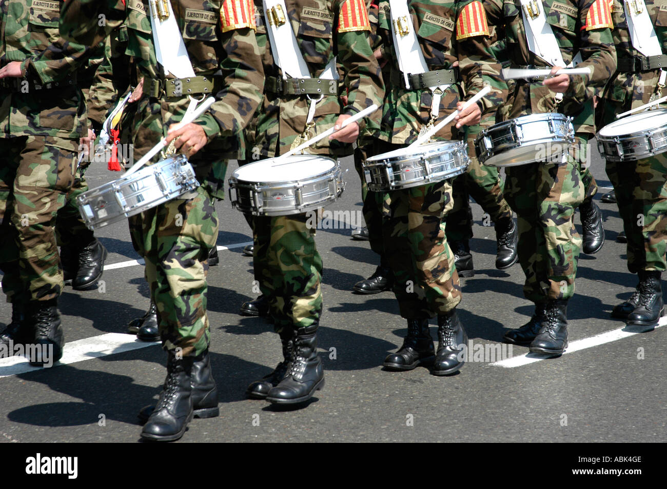 Militärparade in Santiago de Chile, Chile Stockfoto