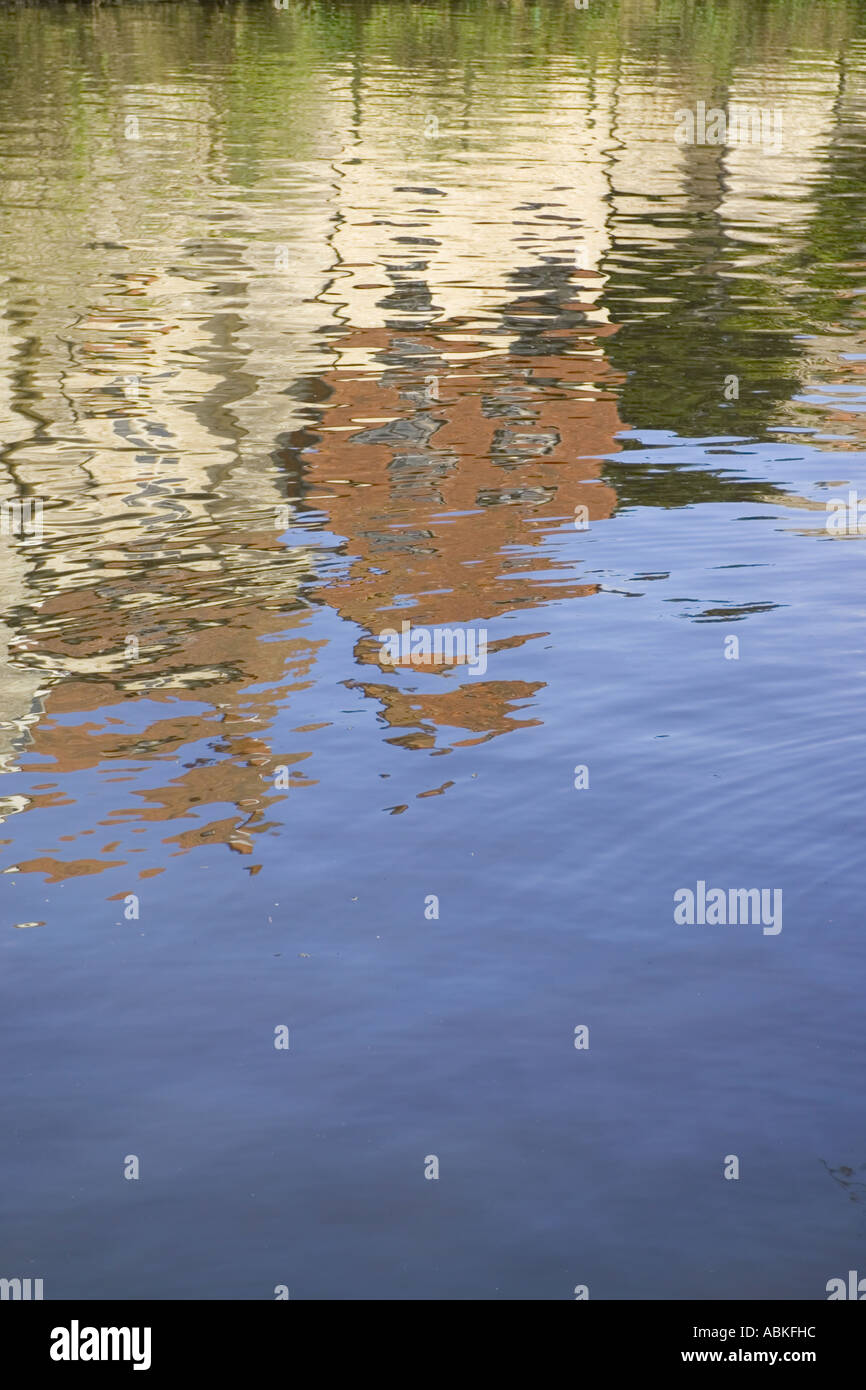 Der Fluss Medway bei Maidstone Kent Stockfoto