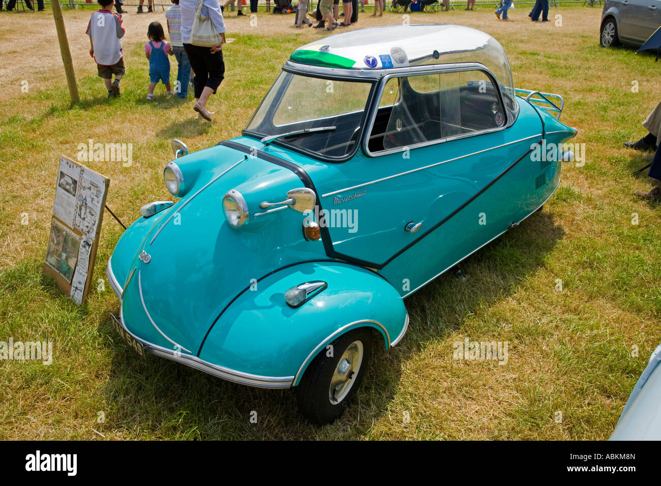 Wiltshire Dampf Oldtimer Rallye 2007 Messerschmit KR200 1961 Messerschmidt Messerschmitt Stockfoto