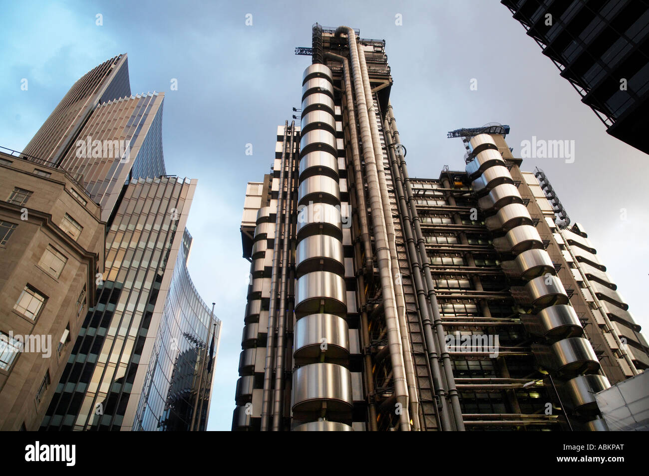 Lloyds Versicherung Gebäude in der Londoner City finanziellen Bezirk von London England UK Stockfoto