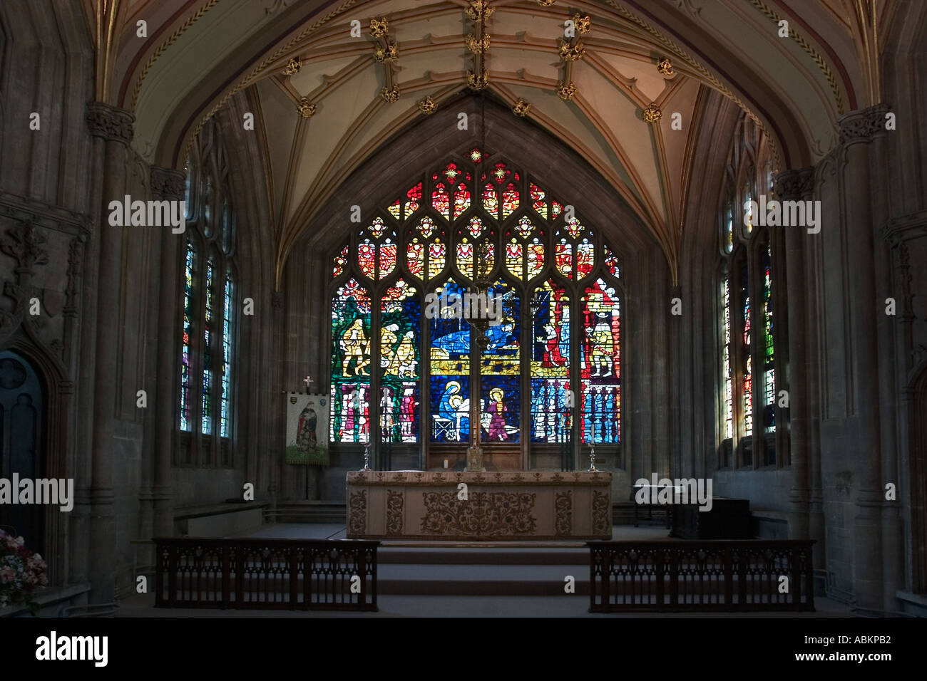 Die Marienkapelle am St. Mary Redcliffe Bristol England Stockfoto