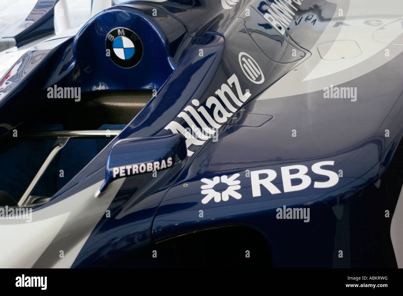 BMW Williams Formel 1 F1-Boliden Stockfoto