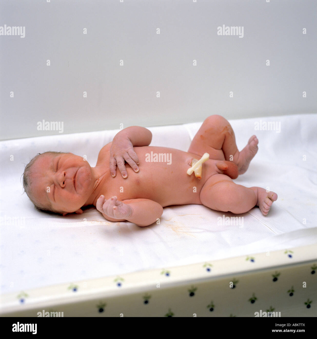 Neugeborenes baby Stockfoto