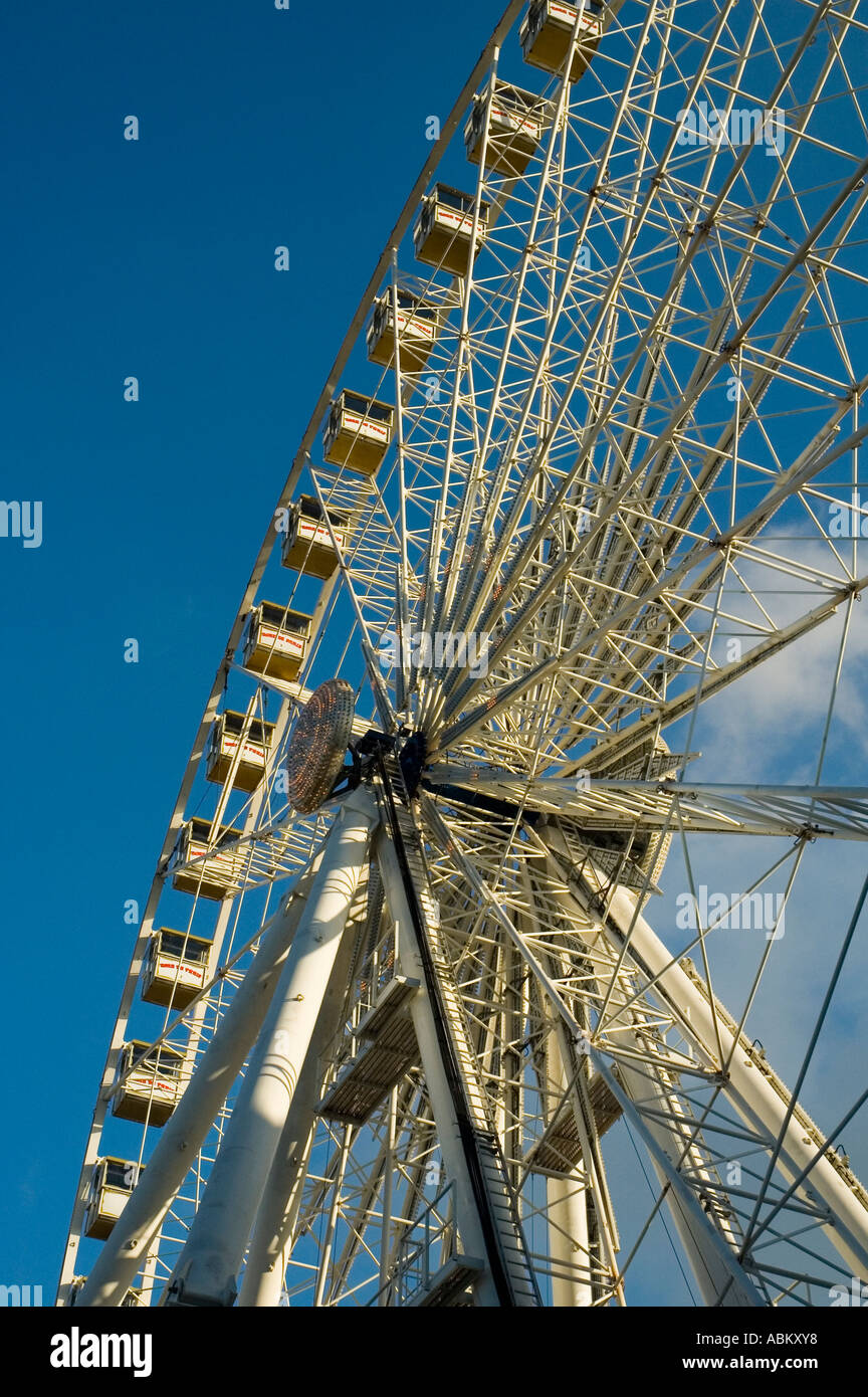 Riesenrad in Exchange Square, Manchester, England, UK Stockfoto