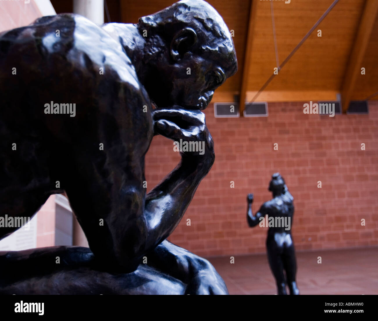 Skulpturen von Rodin im Burrell Museum in Glasgow Stockfoto
