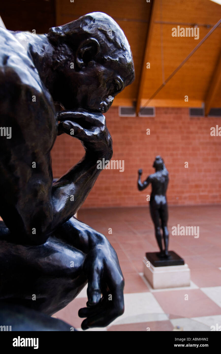 Skulpturen von Rodin im Burrell Museum in Glasgow Stockfoto