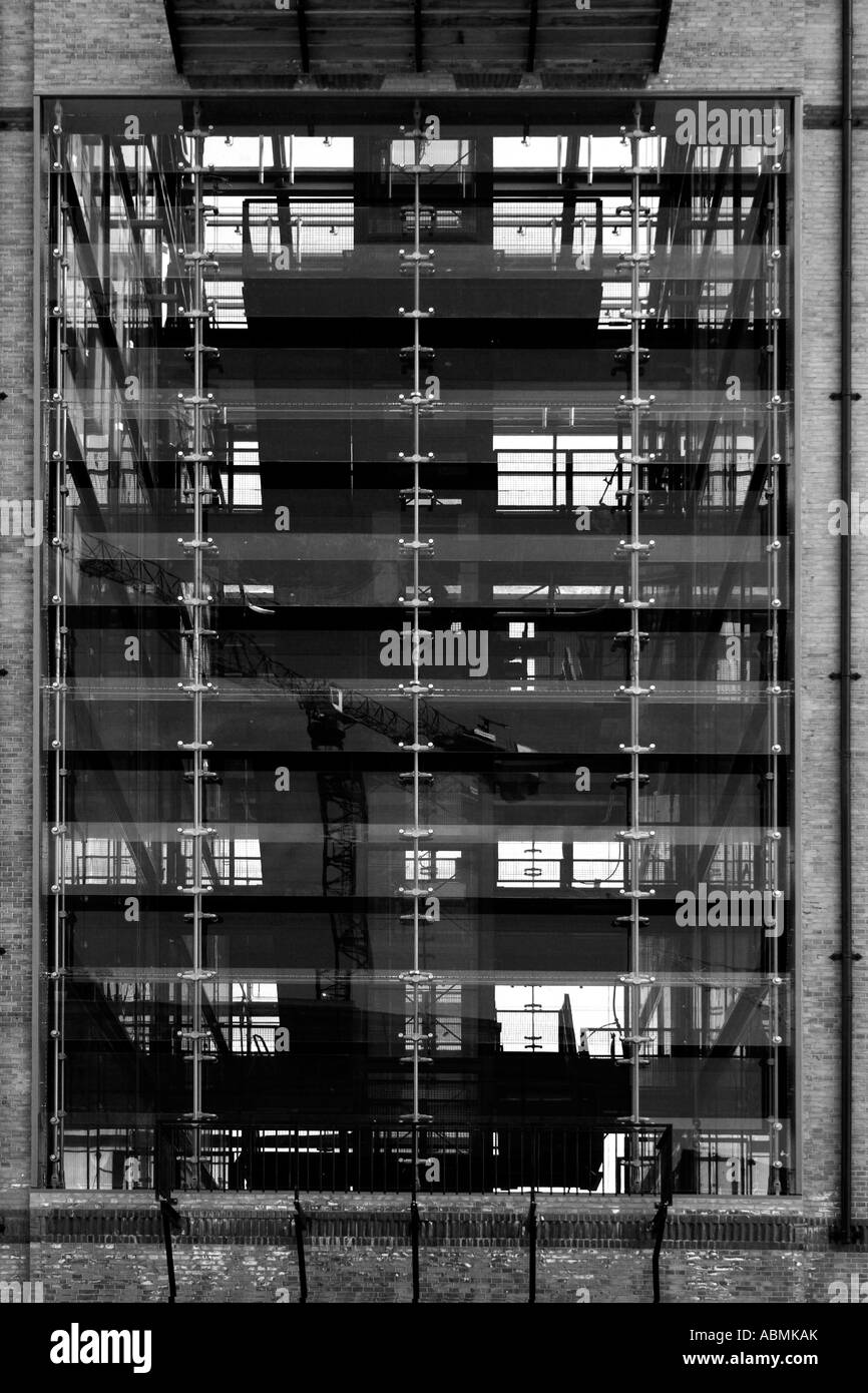 Rotterdam, Stadt der Architektur, Detail des Gebäudes namens Montevideo Stockfoto