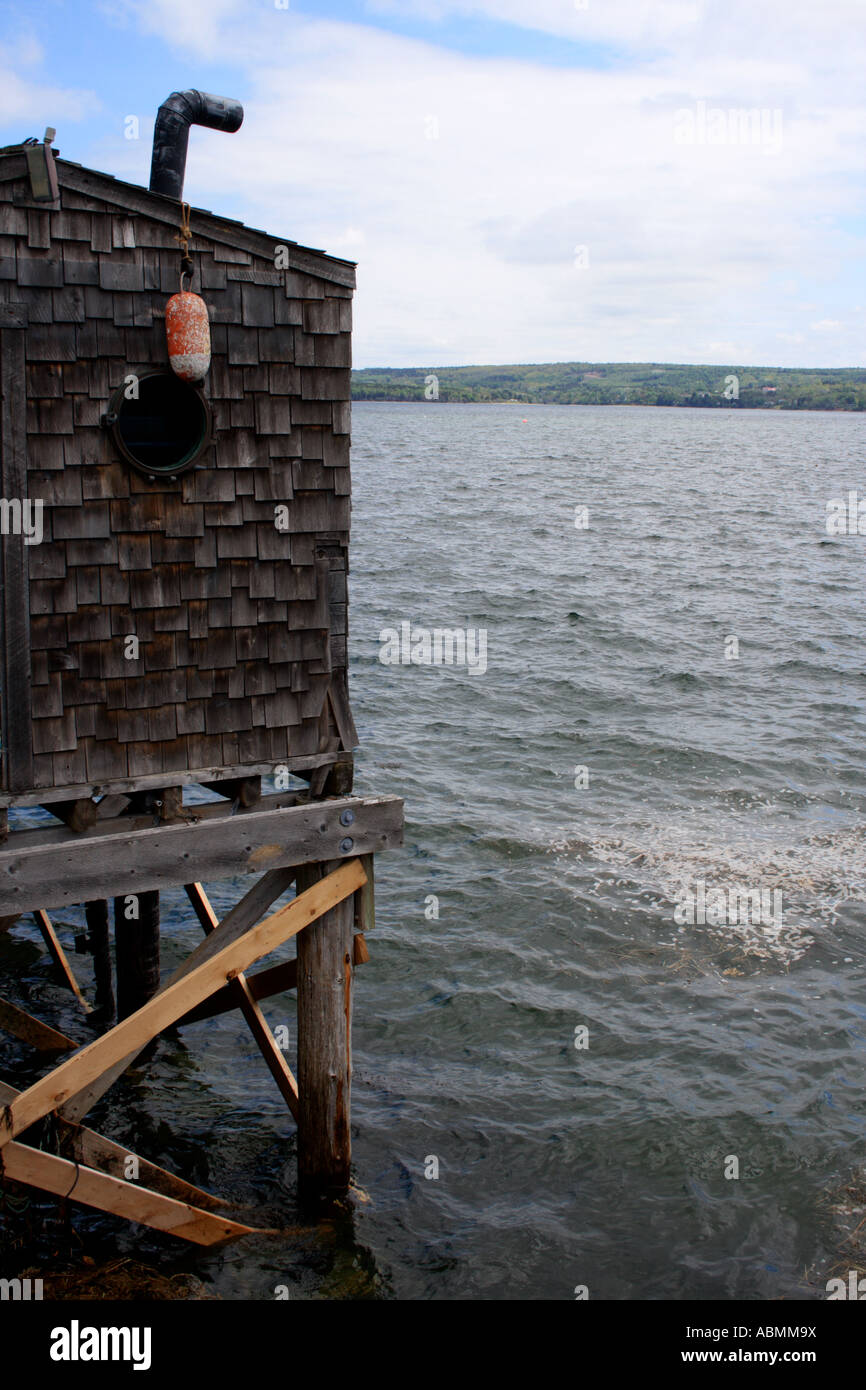 Dorf von Digby, abgesteckt Oceanfront House, Nova Scotia, Kanada, Nordamerika. Foto: Willy Matheisl Stockfoto